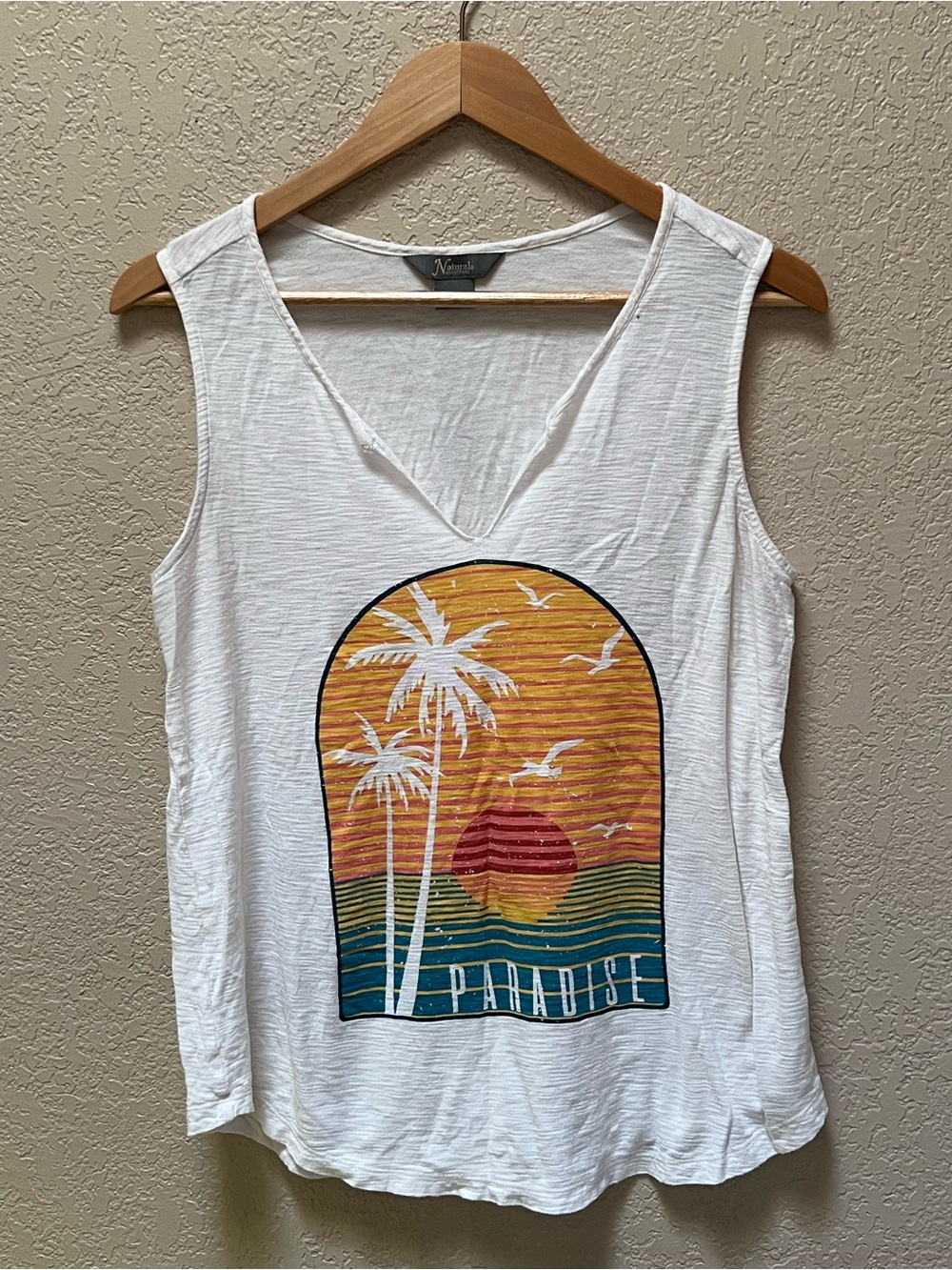 Natural Reflections/Paradise/100% Cotton/Lightweight/Tank Top/Womans M